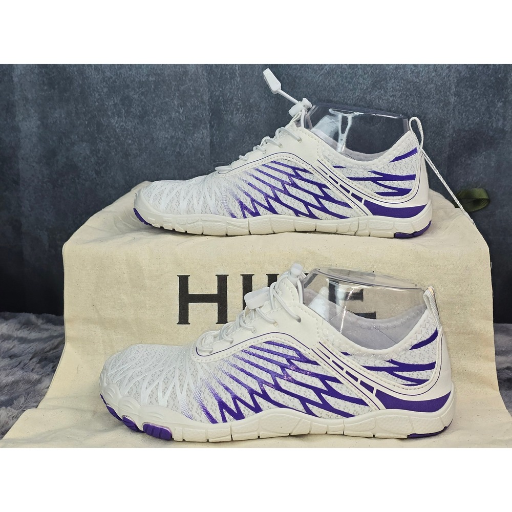 NWT Hike Footwear Lorax Pro White Purple Barefoot Sneakers Womens  6 EU 36